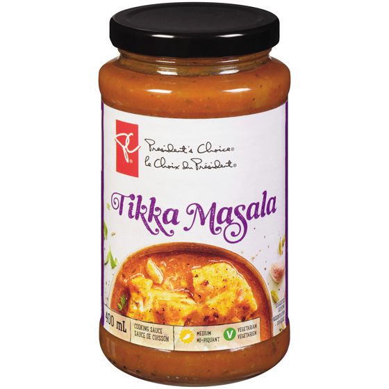 President's Choice Tikka Masala Cooking Sauce 400 ml, $1.25/100ml