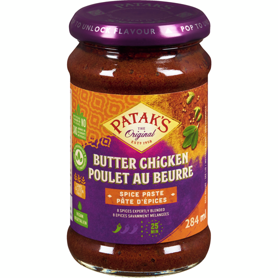 Pataks Butter Chicken Curry Paste 284 ml, $2.11/100ml
