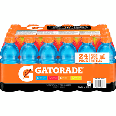 Gatorade Frost 4 Flavour Sports Drink 24x591.0 ml, $0.15/100ml