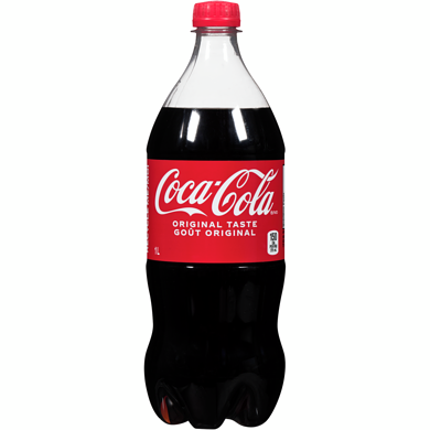 Coca-Cola Cola Bouteille 1 l, 0,15 $/100ml