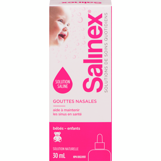 Salinex Gouttes nasales 30 ml, 19,90 $/100ml