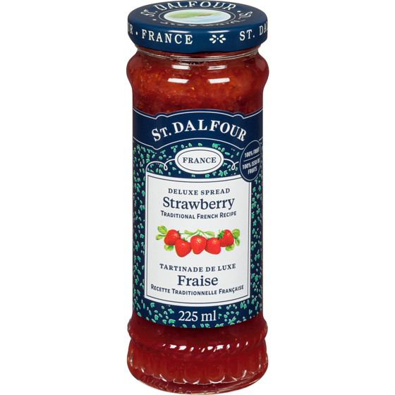 St Dalfour Deluxe Spread, Strawberry 225 ml, $2.89/100ml