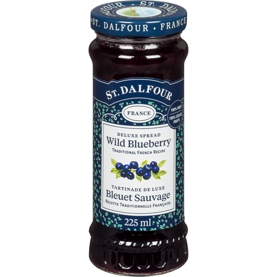 St Dalfour Blueberry Jam 225 ml, $2.89/100ml