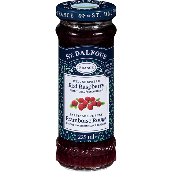 St Dalfour Deluxe Spread, Red Raspberry 225 ml, $2.89/100ml