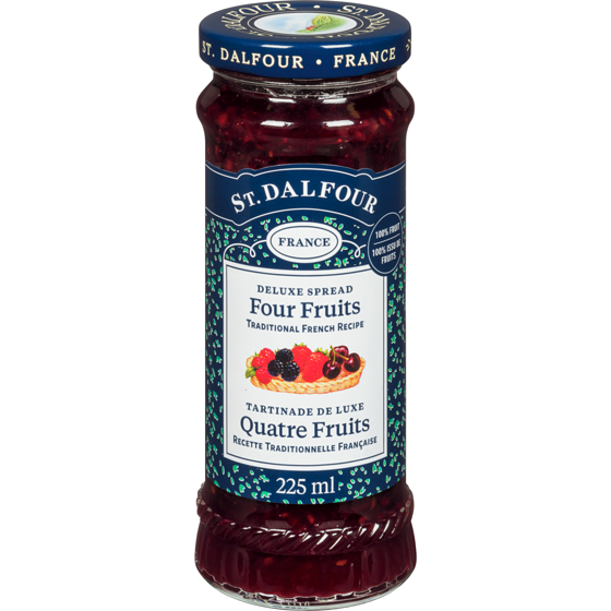 St Dalfour Deluxe Spread, Four Fruits 225 ml, $2.89/100ml