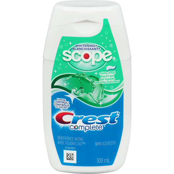 Crest Complete Whitening + Scope Minty Fresh Liquid Gel 100 ml, $4.49/100ml