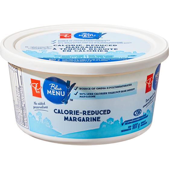 PC Blue Menu Blue Menu Calorie Reduced Margarine 907 g, $0.64/100g
