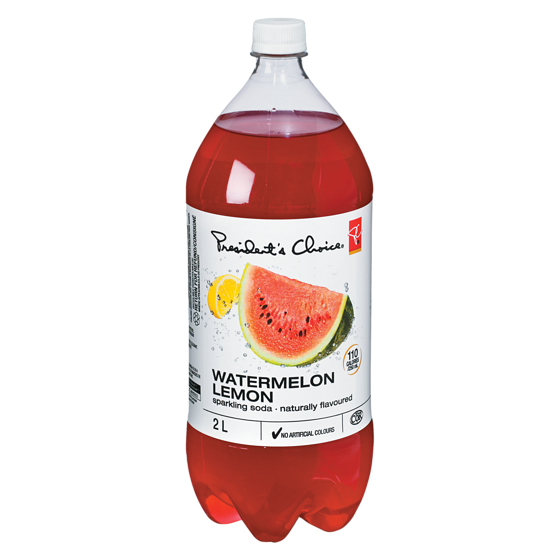 PC Watermelon Lemon Naturally Flavoured Sparkling Soda PC.ca