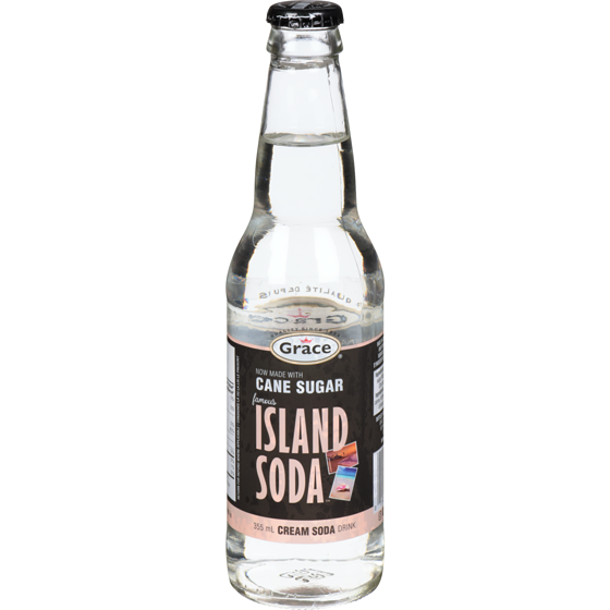 Grace Island Soda, Cream Soda 355 ml, $0.48/100ml