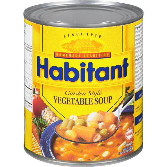 Habitant Garden Style Vegetable Soup 796 ml, $0.28/100ml