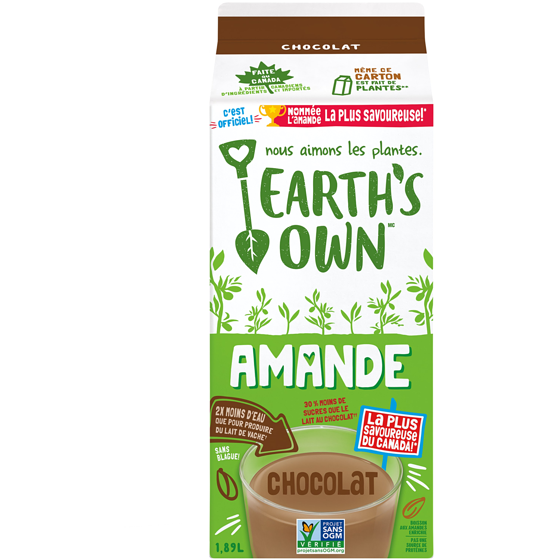 Earth’s Own Boisson à l'amande Chocolat 1.89 l, 0,19 $/100ml