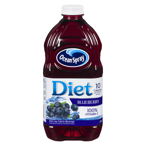 Ocean Spray Blueberry Juice, Diet 1.89 l, $0.24/100ml