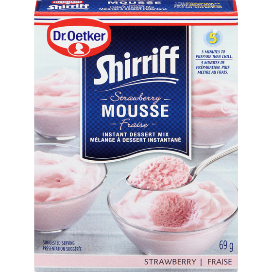 Dr Oetker Shirriff Mousse Mix, Strawberry 69 g, $4.33/100g