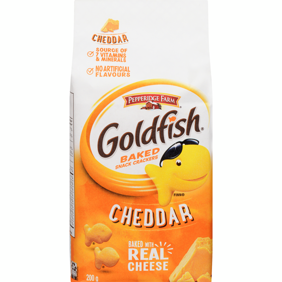 Pepperidge Farm Craquelins Goldfish au cheddar 200 g, 1,75 $/100g