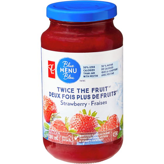 PC Blue Menu Twice The Fruit Strawberry Spread PC.ca