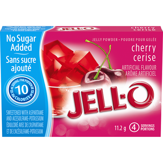 Jell-O Zero Sugar Cherry Jelly Powder Mix 11.2 g, $13.39/100g