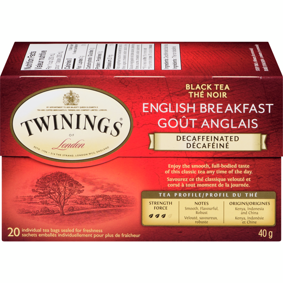 Twinings 20ct English Breakfast Decaf 20 ea, $0.30/1ea