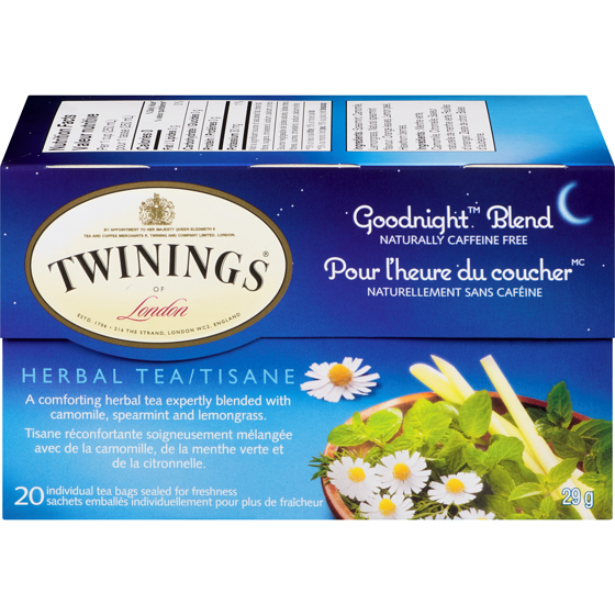 Twinings Goodnight Blend Herbal Tea 20 ea, $0.30/1ea