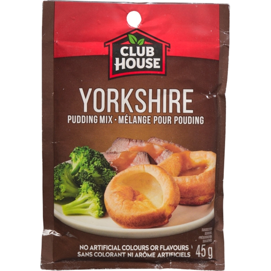 Club House Yorkshire Pudding Mix 45 g, $2.22/100g