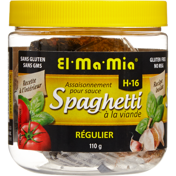 El Ma Mia Assaisonnement pour sauce à spaghetti El Ma Mia 110 g, 4,99 $/100g