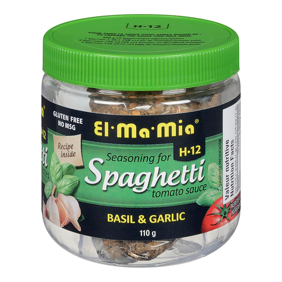 El Ma Mia Seasoning For Spaghetti Sauce 110 g, $4.99/100g