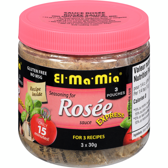 El Ma Mia Seasoning for Rosee Sauce 110 g, $4.99/100g