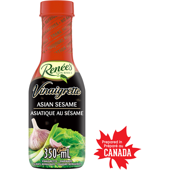 Renée’s Gourmet Vinaigrette asiatique au sésame 350 ml, 2,00 $/100ml