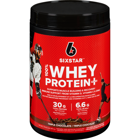 Six Star Whey Protein, Double Chocolate Supreme 907 g, $4.19/100g
