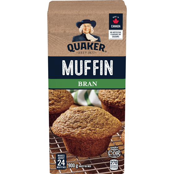 Quaker Bran Muffin Mix 900 g, $0.78/100g