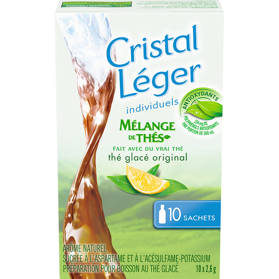 Crystal Light Cristal Léger Individuels, Thé Glacé 26 g, 18,42 $/100g