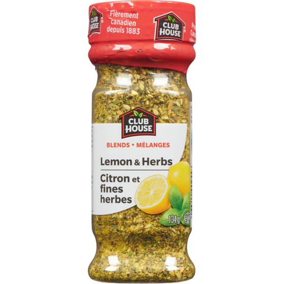 Club House Mélanges Citron Et Fines Herbes, Sans Gluten 134 g, 5,97 $/100g