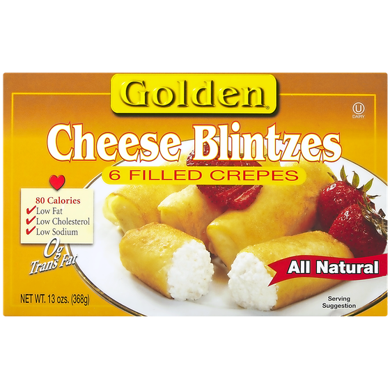 Golden Kosher Cheese Blintzes 368 g, $2.93/100g