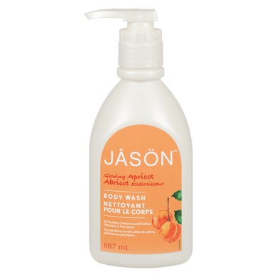 Jason's Body Wash, Glowing Apricot 887 ml, $1.30/100ml