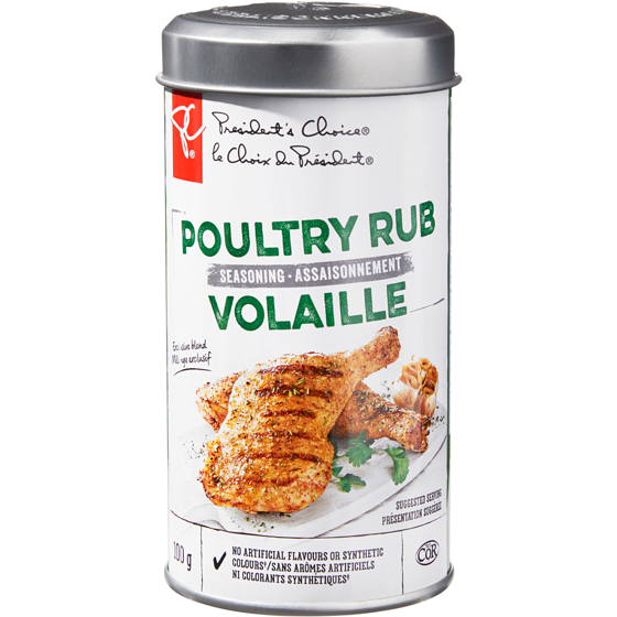 le Choix du Président Assaisonnement volaille 100 g, 6,00 $/100g