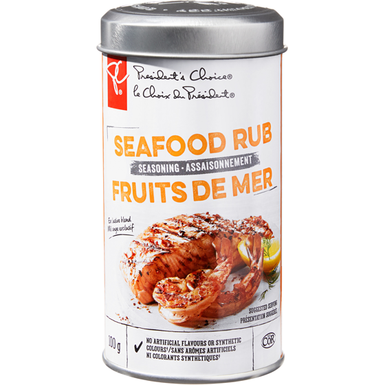 le Choix du Président Assaisonnement fruits de mer 100 g, 6,00 $/100g