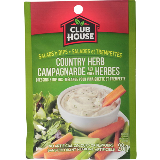 Club House Country Herb Salad 'N Dip 28 g, $5.32/100g