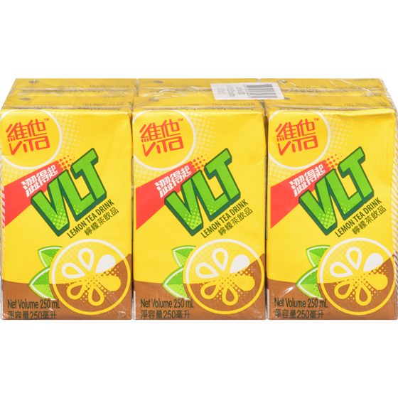 Vitasoy Lemon Tea Drink 6x250.0 ml, $0.39/100ml