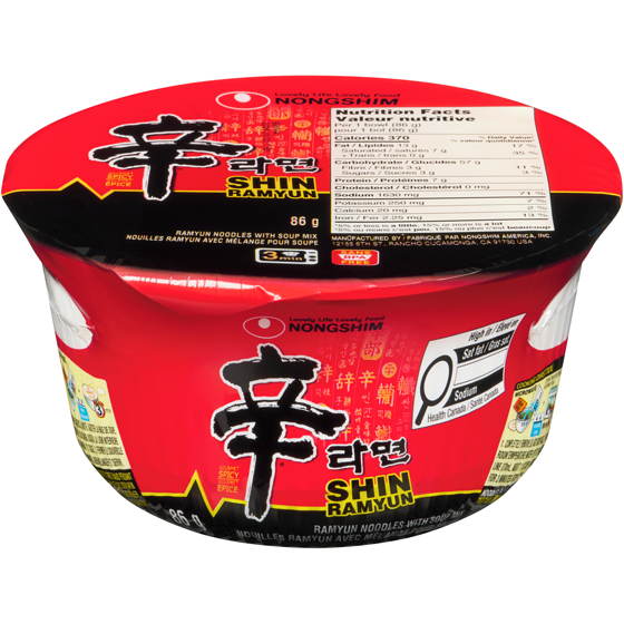 Nong Shim Bowl Noodle Soup 86 g, $2.08/100g