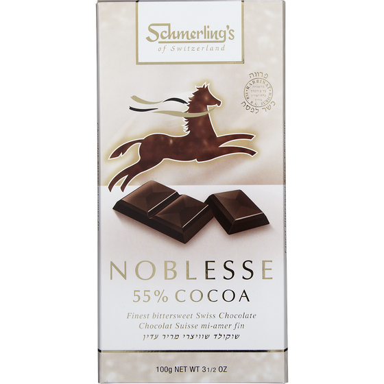Schmerlings Kosher Noblesse 55% Cocoa 100 g, $9.49/100g