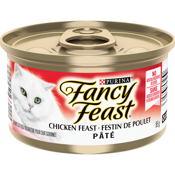 Purina Fancy Feast Pâté Festin de Poulet, Nourriture Humide pour Chats 85 g 85 g, 1,06 $/100g