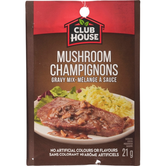 Club House Mushroom Gravy Mix 21 g, $11.38/100g