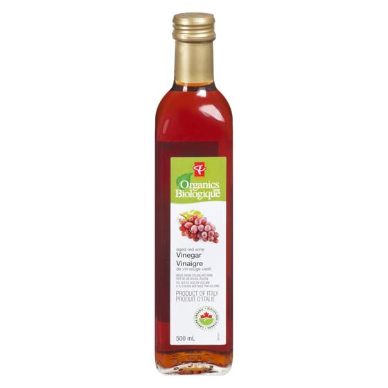 PC Biologique Vinaigre De Vin Rouge Vieilli 500 ml, 1,20 $/100ml