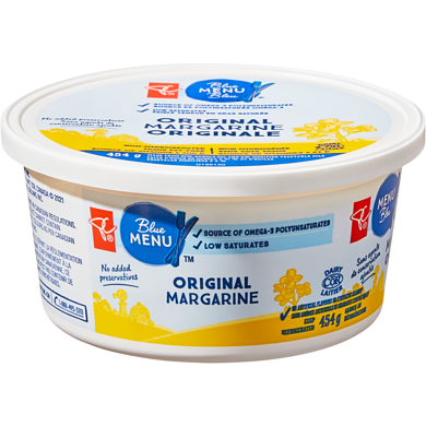 PC Blue Menu Original Margarine 454 g, $0.66/100g