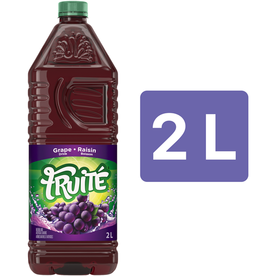 Fruite Grape Drink 2 l, $0.19/100ml