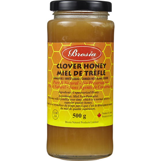 Brosia Miel de trèfle 500 g, 2,00 $/100g