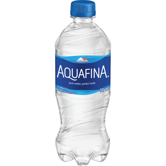 AQUAFINA Water     591 ml, $0.59/100ml