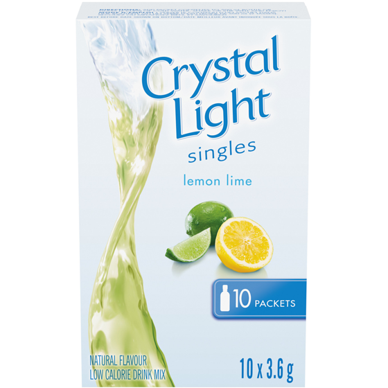 Crystal Light Singles, Lemon Lime 36 g, $9.03/100g