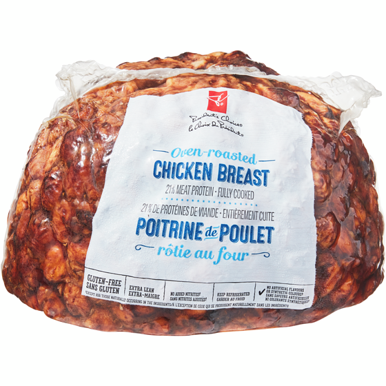 President's Choice Oven Roasted Chicken Breast (Thin Sliced) $39.90/1kg $18.10/1lb
