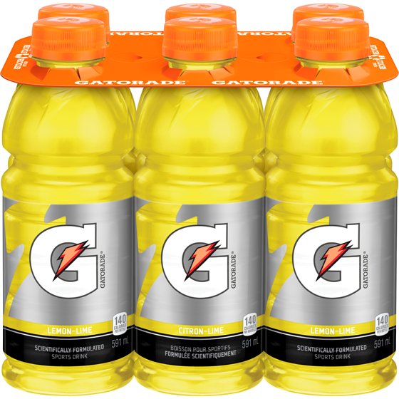 Gatorade Lemon Lime Sports Drink (Case) 6x591.0 ml, $0.23/100ml