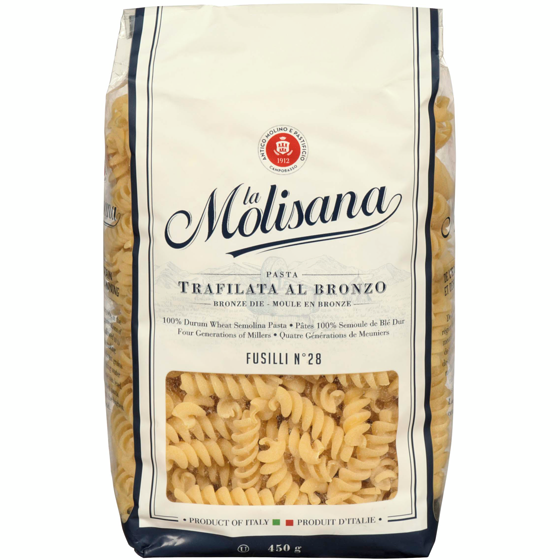 La Molisana Fusilli 450 g, 0,78 $/100g